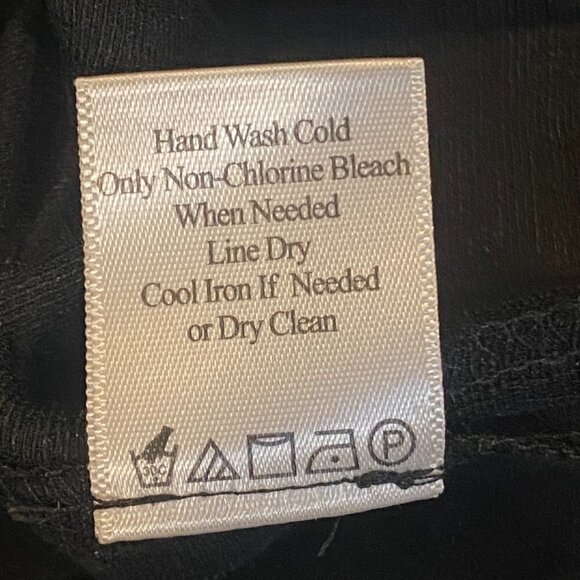 Coldwater Creek Linen & Silk Button Up Top Sz PS Black #227L - Picture 12 of 12